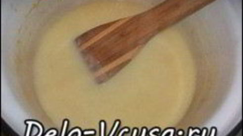 заварной крем на молоке