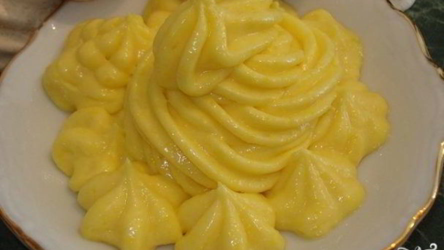 Рецепт заварного сливочного крема