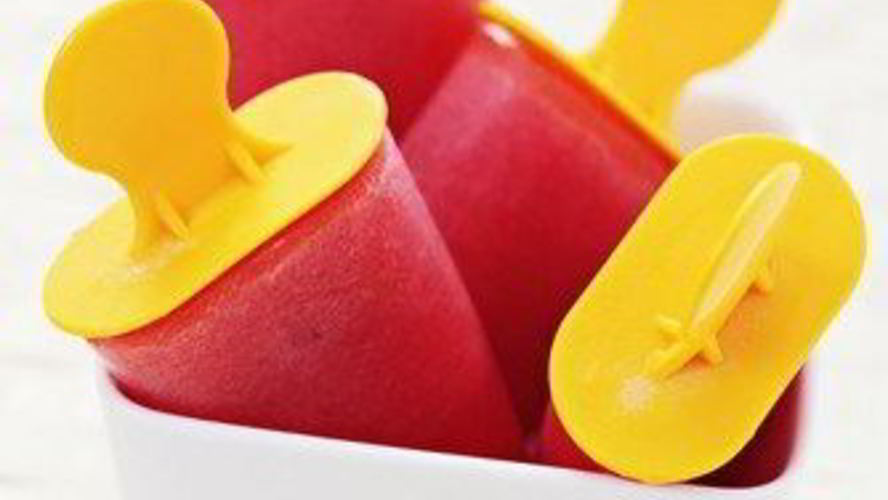 Рецепт арбузного мороженого с клубникой