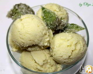 Базиликовое мороженое