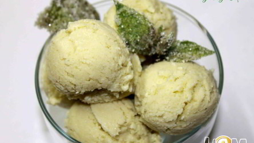 Рецепт базиликового мороженого