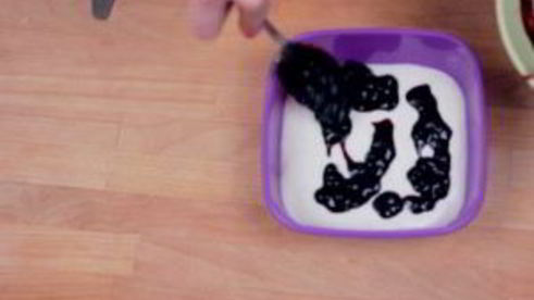 домашнее мороженое черничный чизкейк