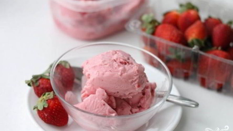 Рецепт домашнего мороженого из йогурта