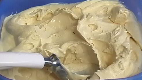 карамельное мороженое