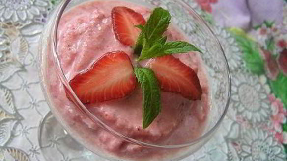 Рецепт Клубничного мороженого