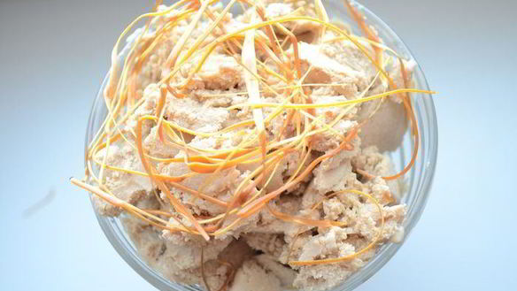 Рецепт Кофейного мороженого с карамелью