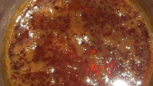 кофейное мороженое с карамелью