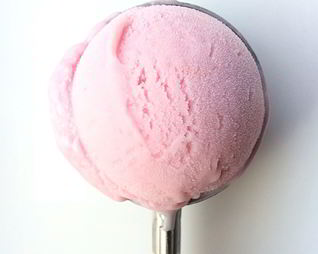 Кокосово-красносмородиновое мороженое