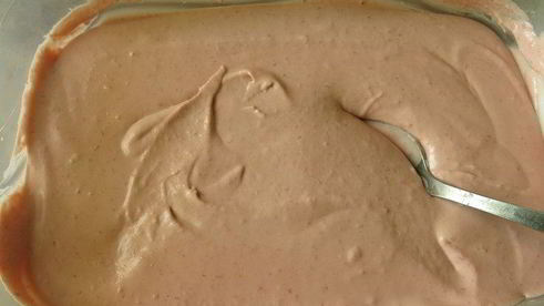 малиновое мороженое с маскарпоне