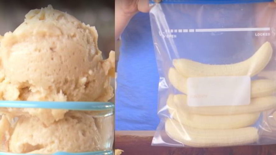 Рецепт мороженого из банана