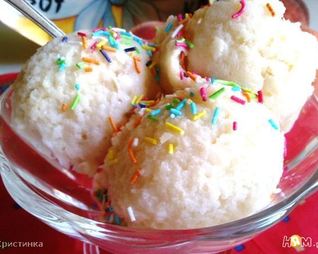 Мороженое из дыни с медом