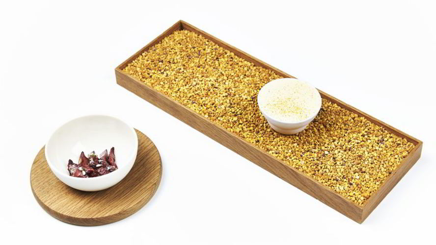 Рецепт мороженого из воска и пыльцы и сушеное яблоко с темным медом и бузиной