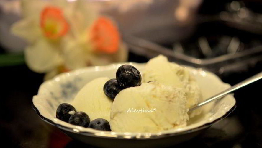 Рецепт мороженого рикотта на меду