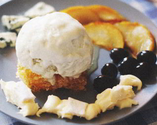 Мороженое с медом и горгонзолой