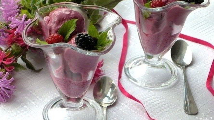 Рецепт мороженого с ягодами