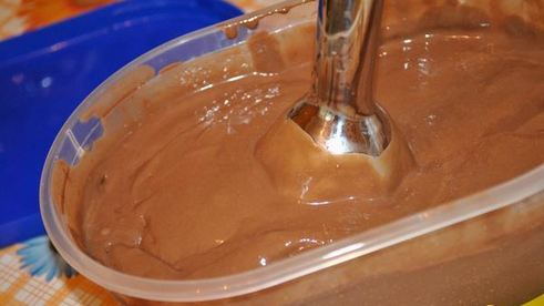 мороженое шоколадно-кофейное