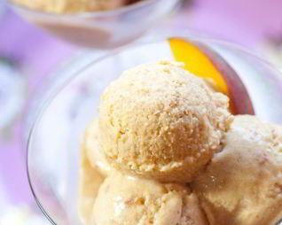 Персиковое мороженое