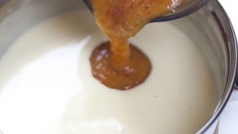 персиковое мороженое