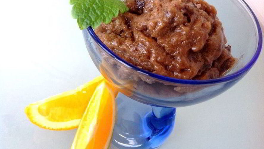 Рецепт постного шоколадного мороженого