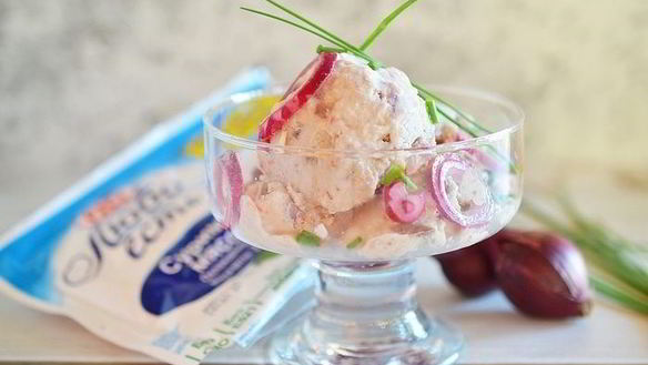 Рецепт Селедочного мороженого с крабовой крошкой