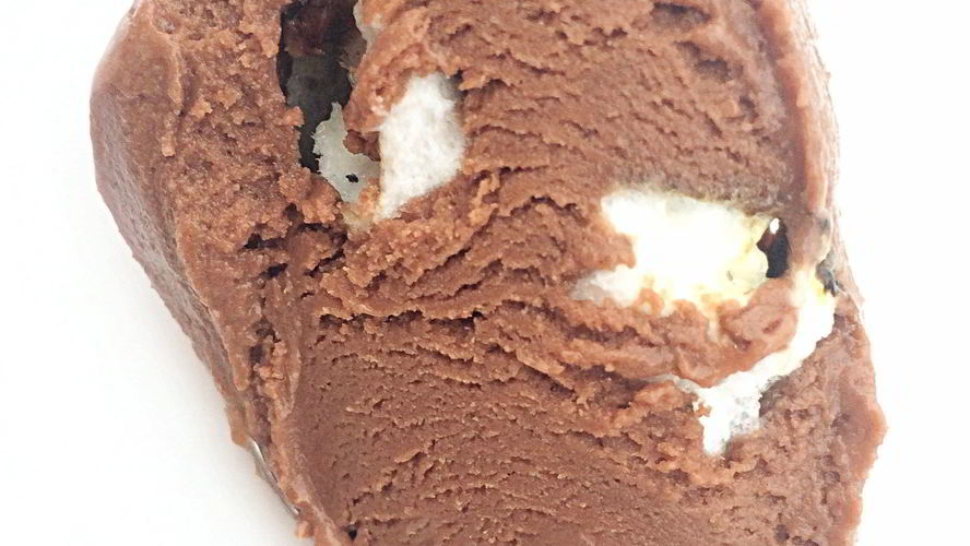 Рецепт шоколадного мороженого с опаленными маршмэллоу