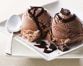Шоколадное мороженое