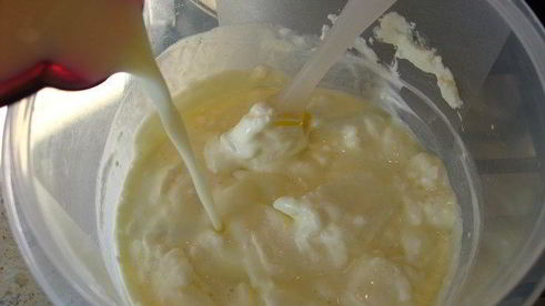 сливочное мороженое страчателла