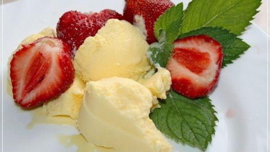 Рецепт сливочного мороженого