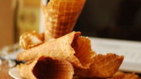 вафельные рожки для мороженого