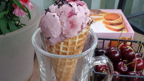 вишневое мороженое