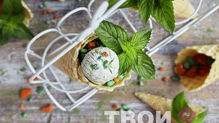 Рецепт зеленого мороженого
