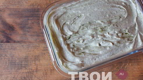 зеленое мороженое