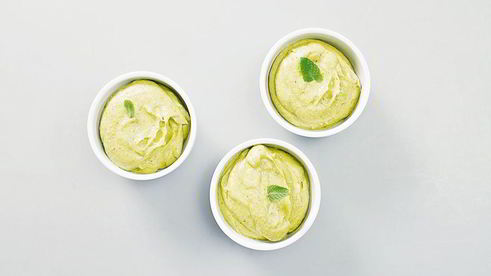 фисташковый мусс с авокадо