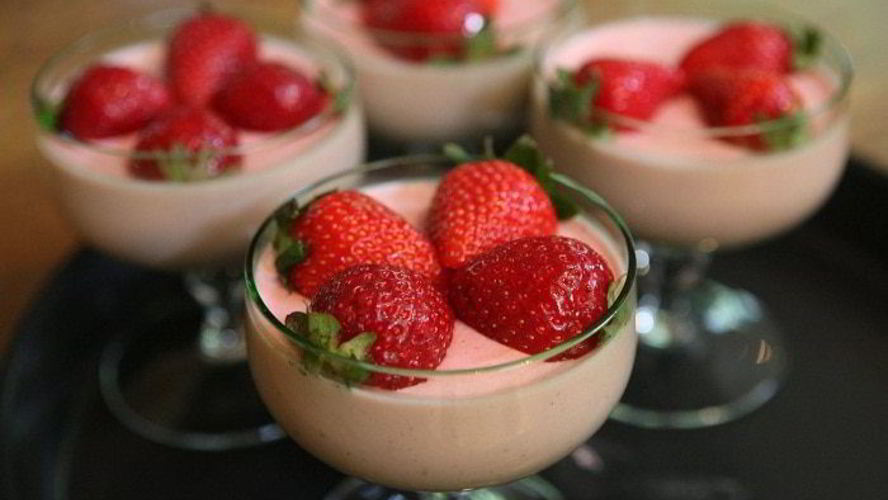 Рецепт клубничного мусса