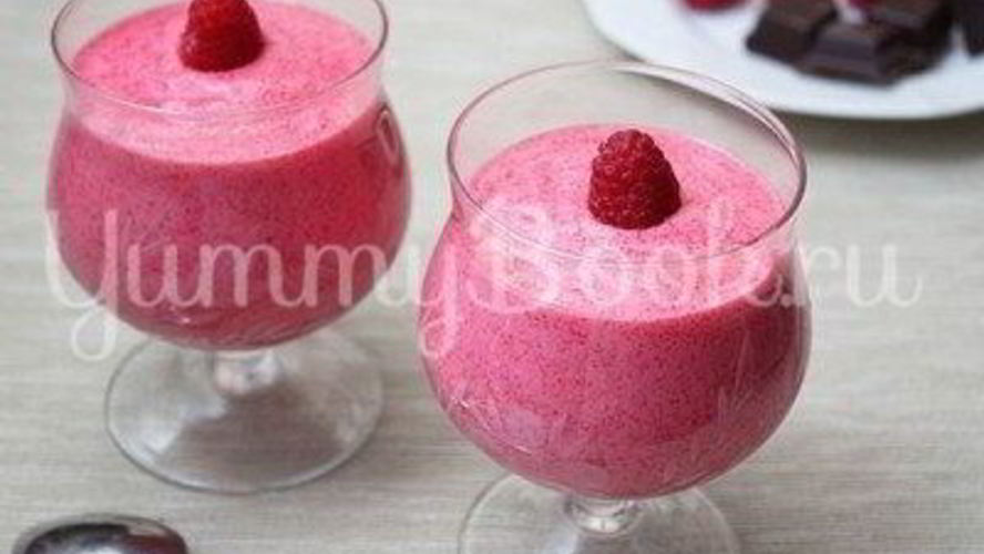 Рецепт клюквенного мусса