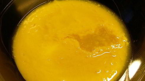 легкий крем-мусс из манго с рикоттой