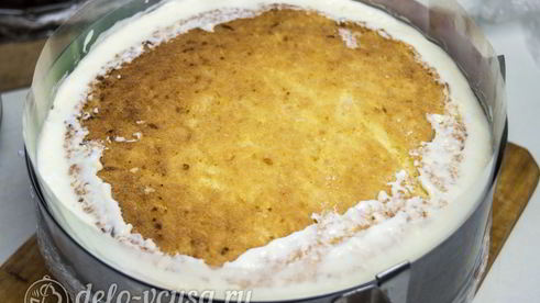 лимонно-клубничный муссовый торт