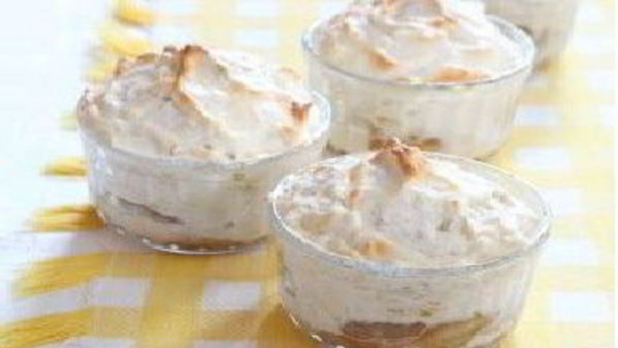 Рецепт мусса из белка с бананом и яблоком