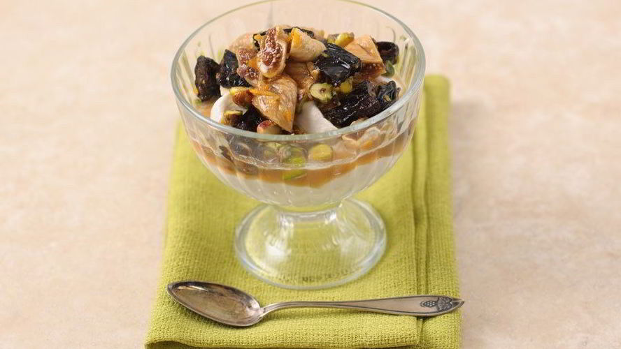 Рецепт мусса из каштанов с инжиром и фисташками