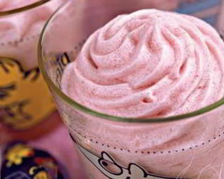 Мусс клюквенный из манной крупы