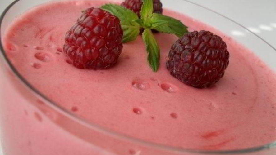 Рецепт мусса малинового