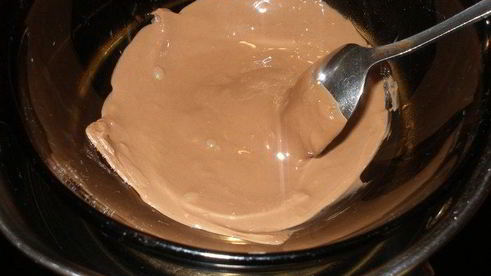 пасхальные шоколадные яйца с творожным муссом