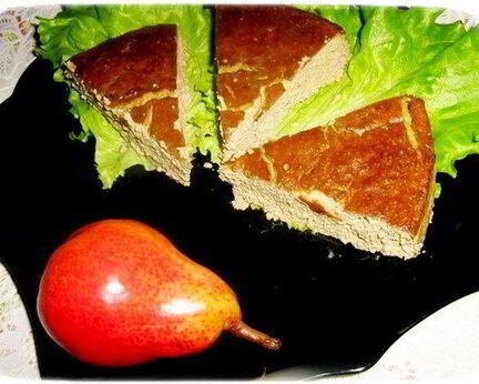 Печеночный мусс с грушами