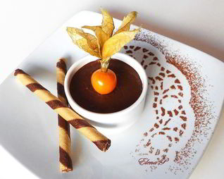 Шоколадно-кокосовый мусс