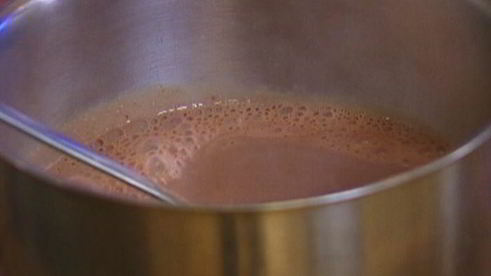 шоколадно-мятный крем-мусс