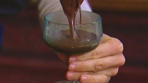 шоколадно-мятный крем-мусс