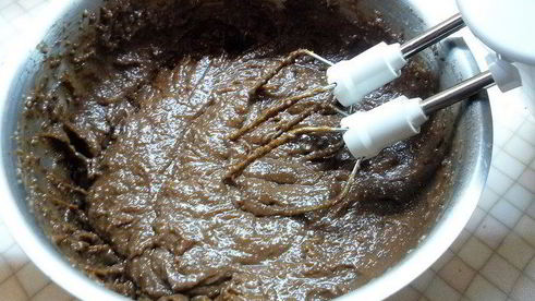 шоколадно-сливочный мусс на манной крупе