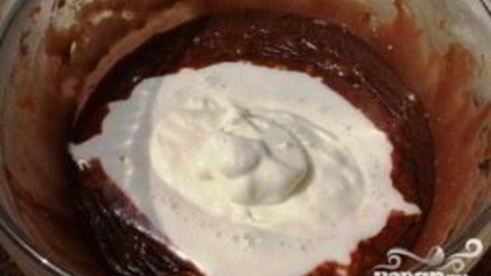 шоколадный мусс с коньяком