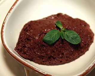 Шоколадный мусс с мятой