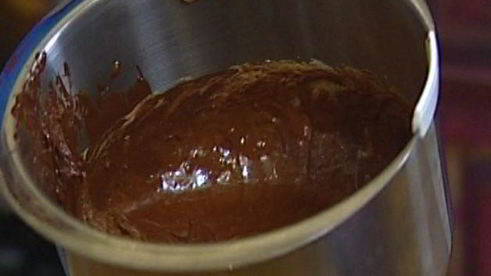 шоколадный мусс с мятой